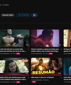 canal de filme 2,12 mil inscritos