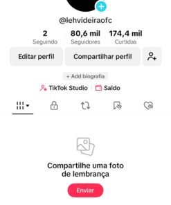Tiktok monetizado público qualificado 80,6 mil Seguidores