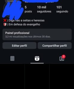 Página cristã  10 mil seguidores