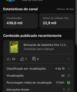 Canal com 58k de inscritos- perdeu a monetização mais ja pode fazer as hrs e pedir novamente