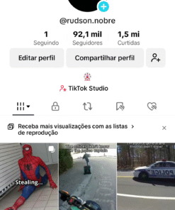 Conta TikTok 92,1K de seguidores