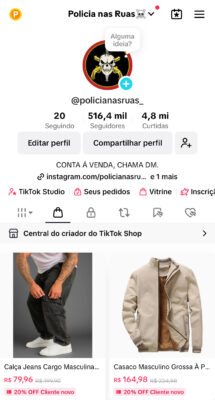 CONTA TIKTOK MONETIZADA, TIKTOK SHOP COM MAIS DE 500 MIL SEGUIDORES - Imagem 2