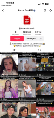 TIKTOK MONETIZADO 42K SEGUIDORES