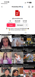 TIKTOK MONETIZADO 42K SEGUIDORES