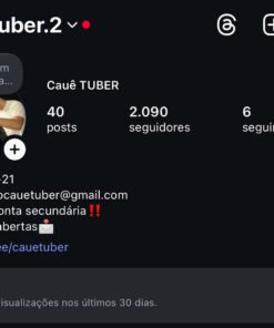 Conta Instagram com 2k seguidores , muito engajado!!!!!