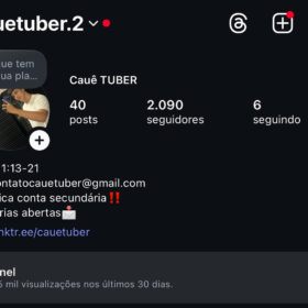 Conta Instagram com 2k seguidores , muito engajado!!!!!