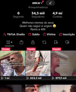 Vendo conta do ttk +34k, bem engajada