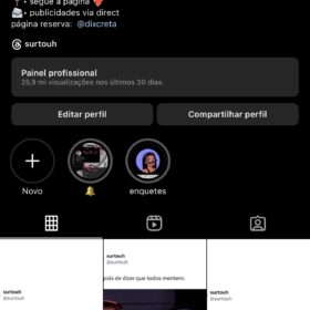 Instagram de 358 Mil seguidores