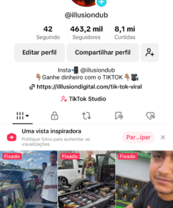 Vendo Conta no Tik Tok com 460 mil seguidores