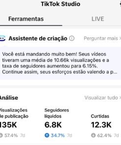 Conta do TikTok 28k Nicho cartomancia