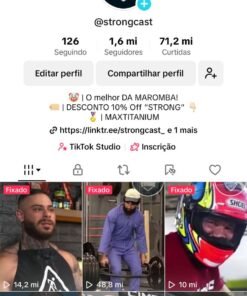 Tiktok "Strong" Desde 2021 -1.6M Seguidores