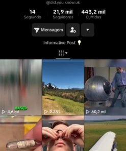 Conta gringa "INGLATERRA" - Para fazer Tiktok SHOP