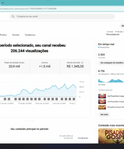 Canal Pisadinha GOSPEL Monetizado 2,32 mil inscritos