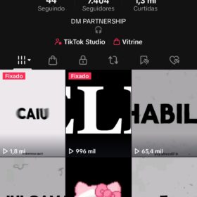VENDO CONTA DUAS CONTAS DO TIK TOK UMA COM 4700 E OUTRA COM 7,400 SEGUIDORES