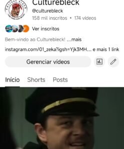 O canal e bom tá muito engajamento