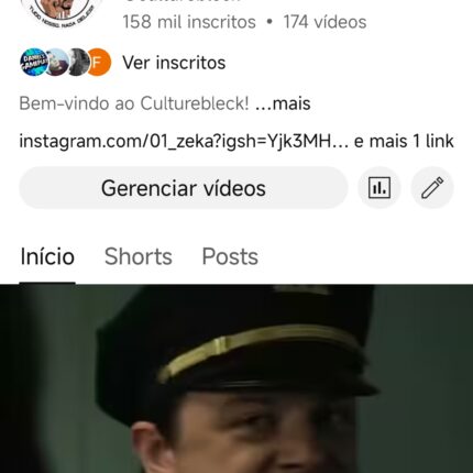 O canal e bom tá muito engajamento