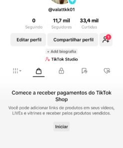 Vendo conta tiktok shop BR 11,7k
