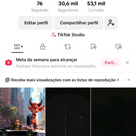 CONTA TIKTOK RECÉM MONETIZADA LIMPA 31.5K Seguidores 54.5K Curtidas