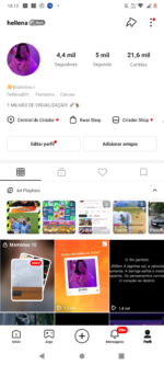 Conta no Kwai com + 4.000 seguidores