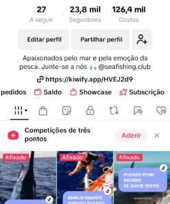 Conta Tiktok monetizada 23.9K Seguidores 126.5K Curtidas