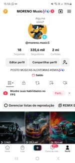 Conta Tiktok Monetizada com 335 mil Seguidores e 2 milhões Curtidas