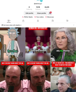 perfil tiktok EUA rpm se até 1 dólar, com monetização e shop 10,1 mil Seguidores