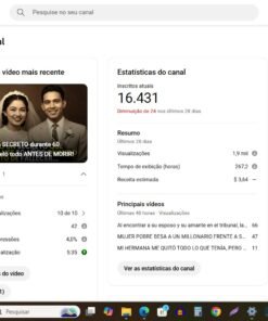 CANAL DARK DE HISTÓRIAS EM ESPANHOL MONETIZADO | 16 MIL INSCRITOS