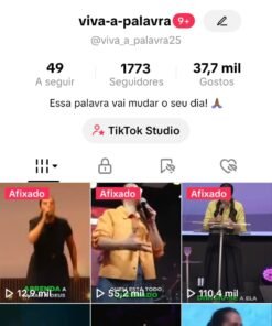 Perfil Tiktok - com +1.700k seguidores e + de 100k views (NÃO MONETIZADO)