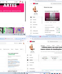 Canal monetizado e verificado 123 mil inscritos