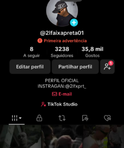 TIKTOK A VENDA COM 3K DE SEGUIDORES