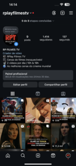 CONTA INSTAGRAM DE FILMES PARA VENDAS DE PRODUTOS! CRIADO HÁ 7 DIAS BOMBANDO! 1K de seguidores Fieis em uma semana
