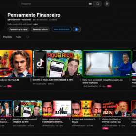 Canal Pensamento Financeiro, canal de negócios 4,11 mil inscritos