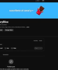 CANAL ESPANHOL +500 INSCRITOS! CANAL BARATO!!!!