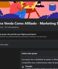 Grupo do Facebook 15 mil membros nicho Marketing Digital