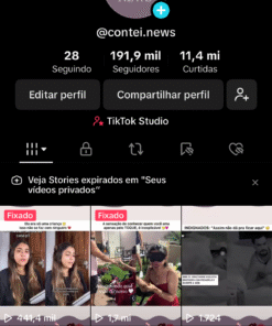 VENDE CONTA TIKTOK MONETIZADA + 191mil seguidores