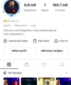 CONTA KWAI 6,5K Seguidores