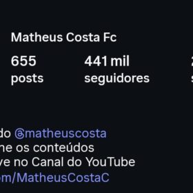 CONTA DE INSTAGRAM / 441 MIL SEGUIDORES
