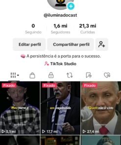 TIKTOK OPORTUNIDADE - PERFIL DE MOTIVAÇÃO COM 1,6 MILHÔES DE SEGUIDORES