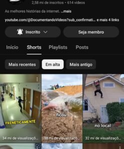 Canal Monetizado 2.6mi Inscritos, +1B Views, Shorts Virais, + Estratégia inclusa
