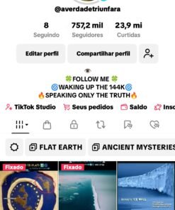 CONTA TIKTOK COM 757 MIL SEGUIDORES SUPER ENGANADOS! Monetizada, com afiliado à TikTok Shop e participação no Creator Fund.