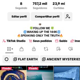CONTA TIKTOK COM 757 MIL SEGUIDORES SUPER ENGANADOS! Monetizada, com afiliado à TikTok Shop e participação no Creator Fund.