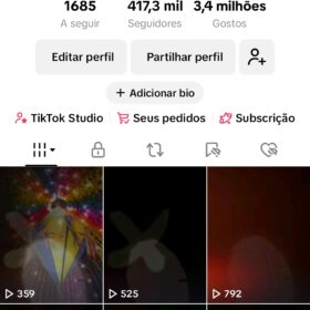 Vendo Conta no Tiktok Monetizada 417.3 k seguidores