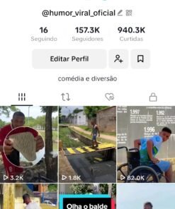 Conta tiktok 157k seguidores monetizado