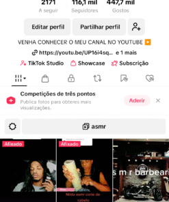Tik tok 116,1 mil Seguidores