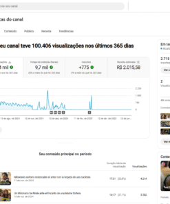 💰 OPORTUNIDADE!💰 Canal GRINGO de Histórias emocionantes, com +2.700 Inscritos e ALTO RPM (R$22,00 de RPM).