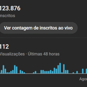 CANAL DARK DE 123 MIL INSCRITOS! DE DESENVOLVIMENTO E MARKETING