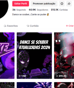 Conta no tiktok monetizada com +40 MIL SEGUIDORES