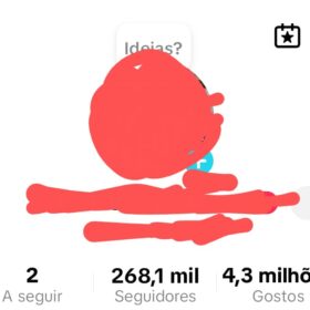 CONTA DE TIKTOK / 268 MIL SEGUIDORES