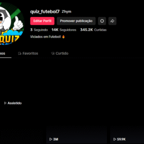 CONTA ENGAJADA 10K+ VIDEOS COM MILHÕES DI VIEWS VIRAL FUTEBOL