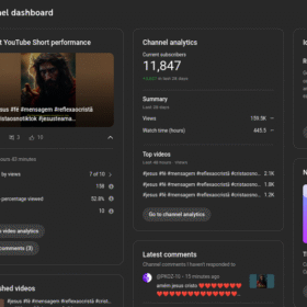 Canal com 11.847 inscritos